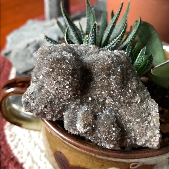 Herkimer Diamond Quartz Druzy - Picture 5 of 10